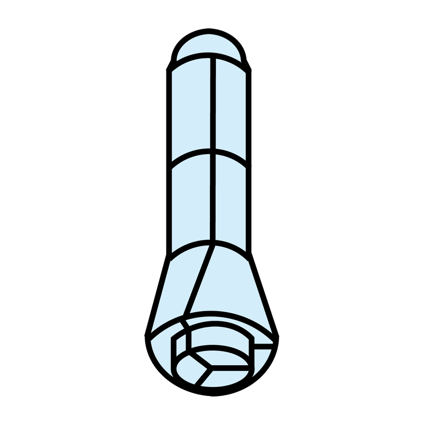 Mini collet chuck ø 1.7mm