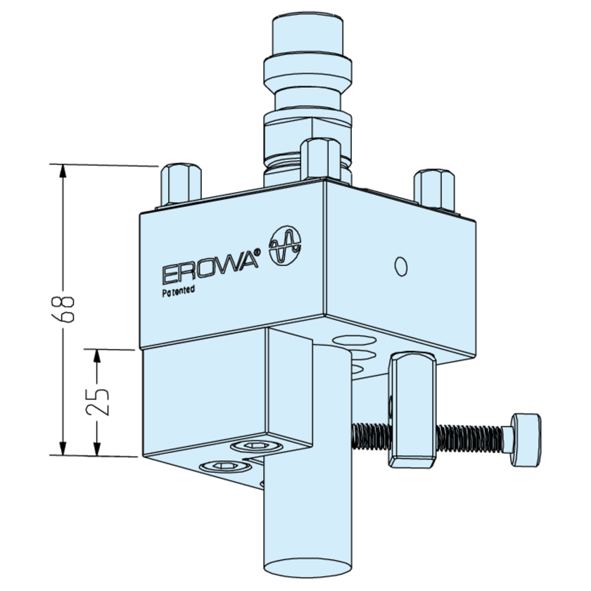 Prismahalter rostfrei