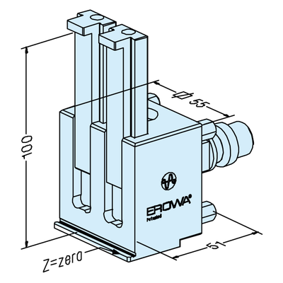 Präzisionsschraubstock 0 - 100 UnoSet