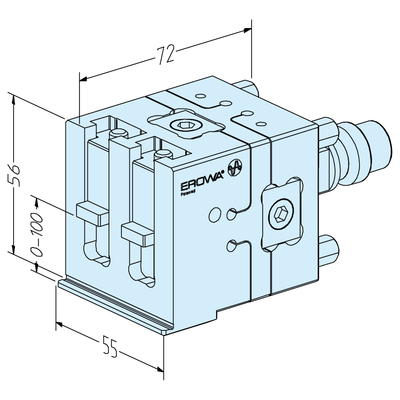 Pendelschraubstock 0 - 100 UnoSet