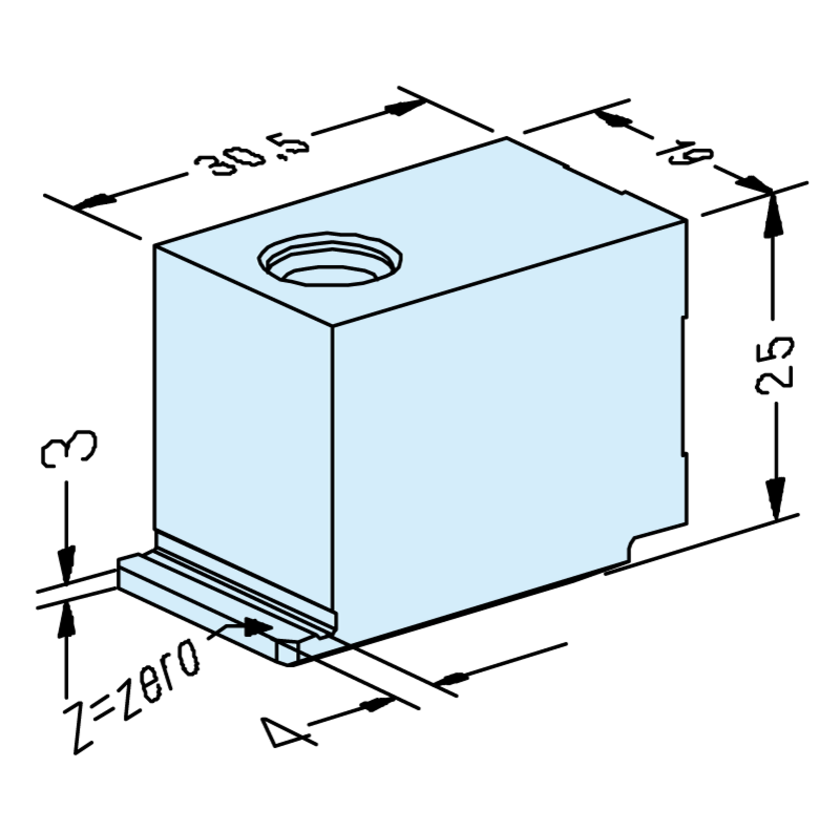 Fixed distance support
