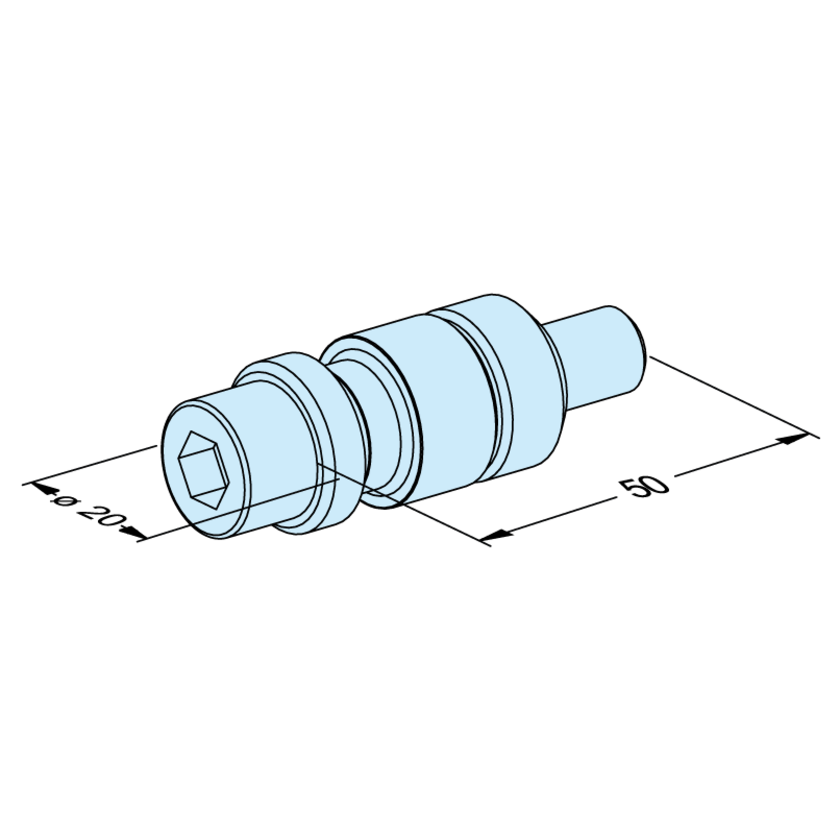 Chucking spigot F/M production