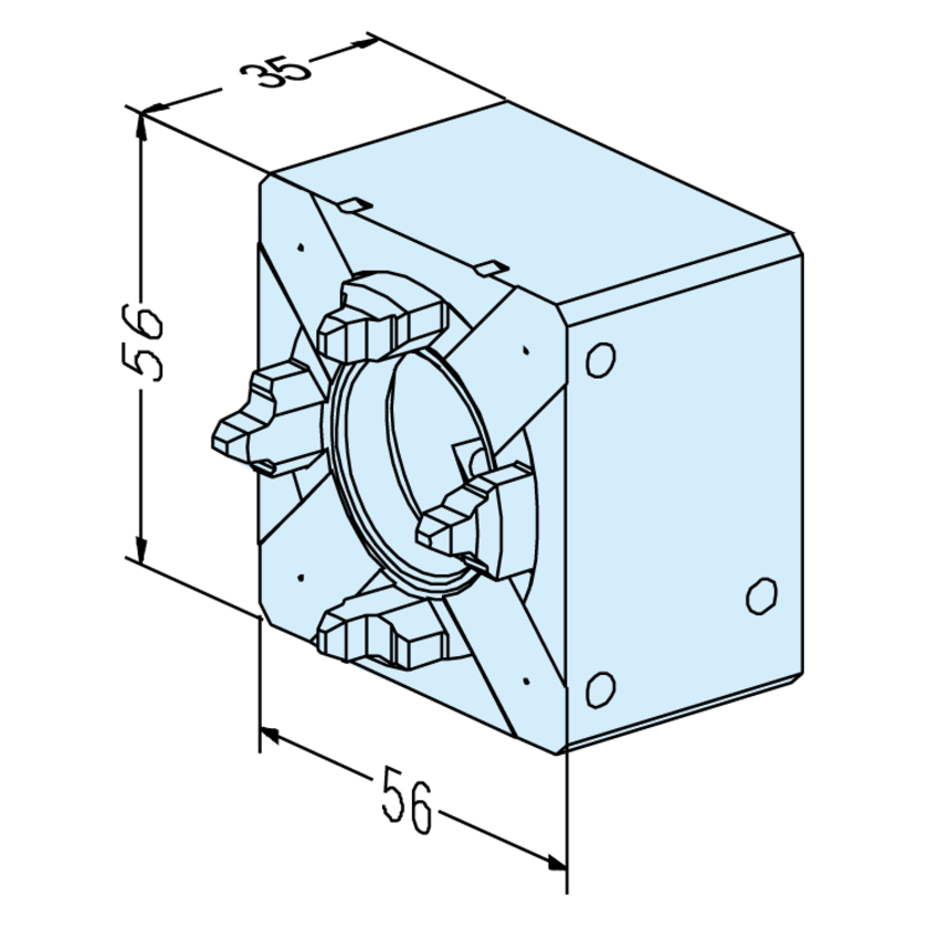 Chuck 50 RSA without base plate