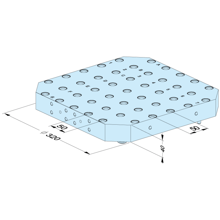 UPC Palette Alu R50 320 x 320 x 40