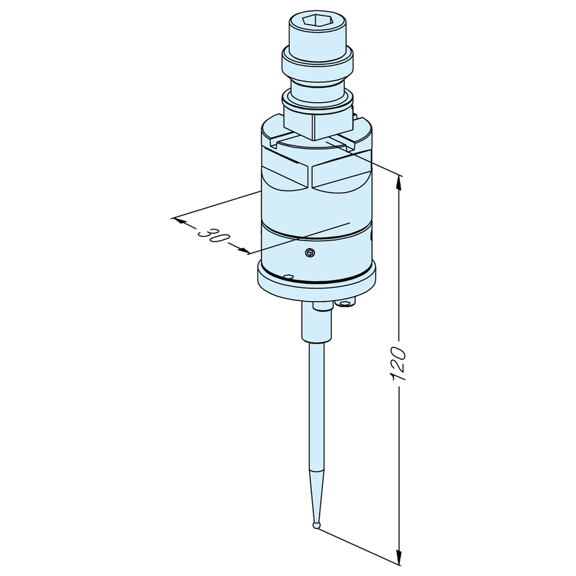 Compact Taster mit Kugel ø 5mm