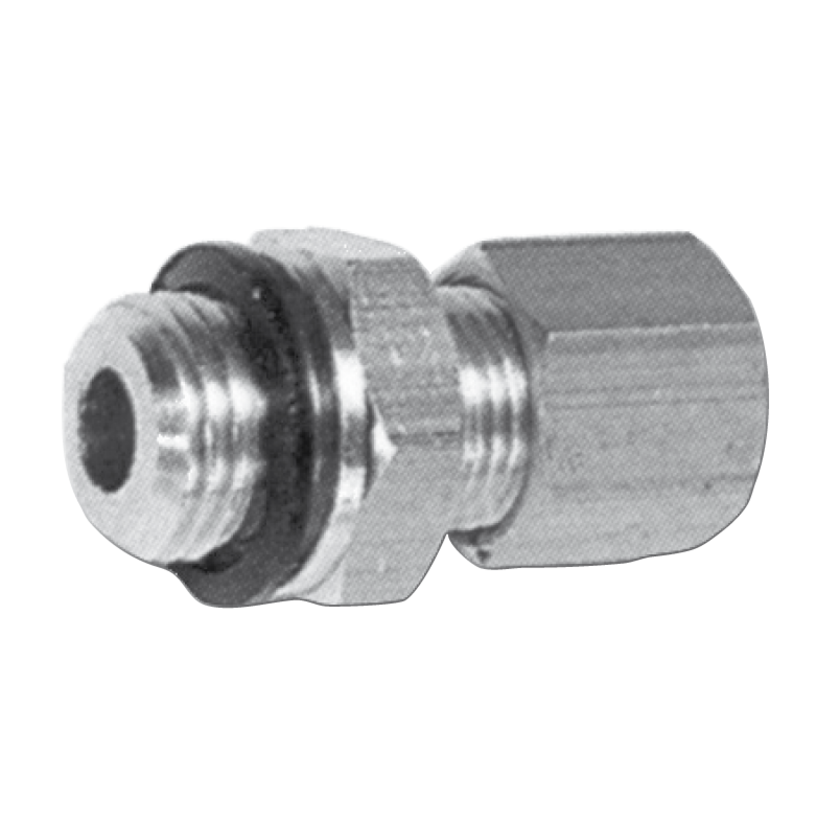 Straight threaded joint