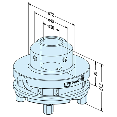 Rohlingspanner ø 20 / ø 72