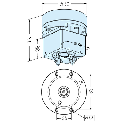 ITS 50 Compact CombiChuck