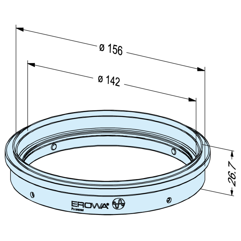 MTS Chip guard ø 148