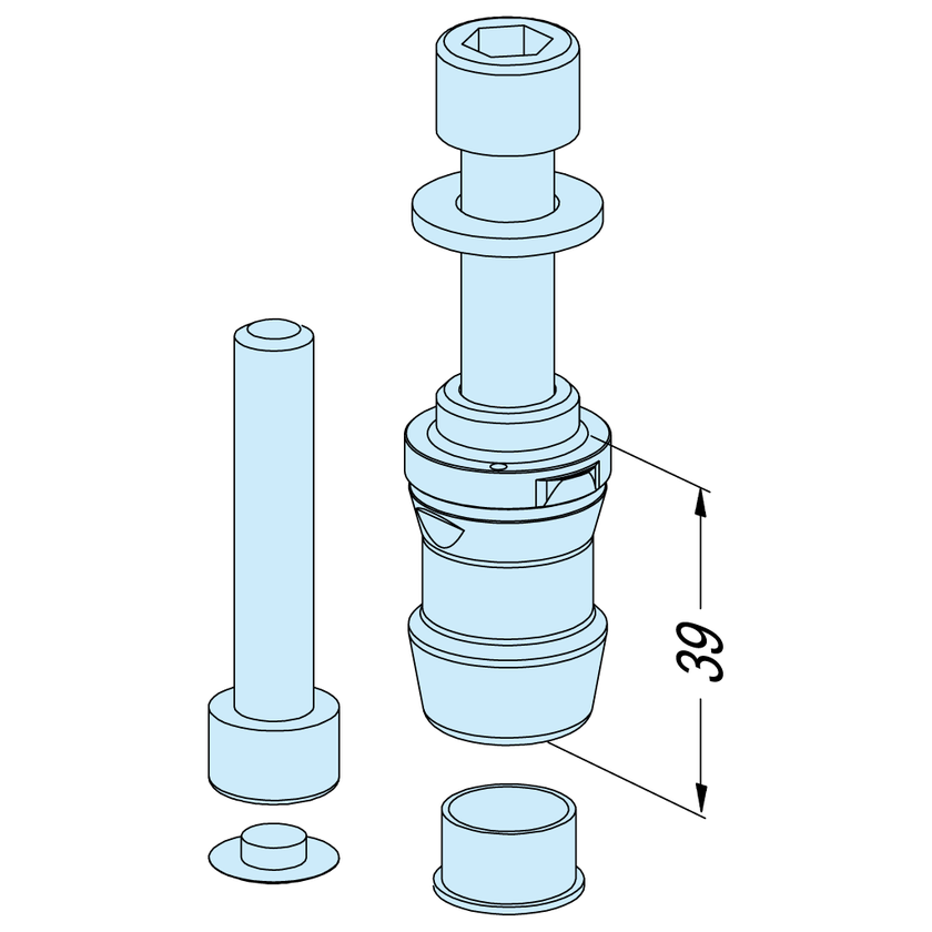 MTS Ausgleichszapfen / A