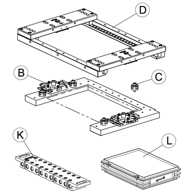 FrameSet Kit P Brother HS50A/HS70A