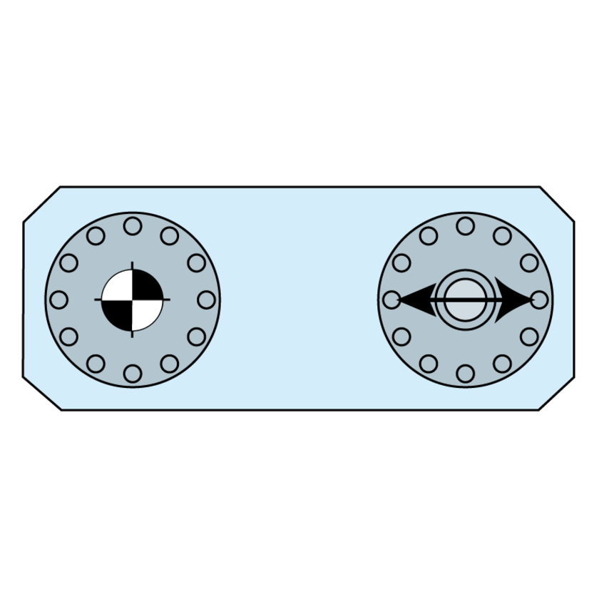 MTS Spannzapfen-Set 2