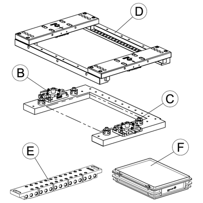 FrameSet Kit Basic Brother HS50A/HS 70A