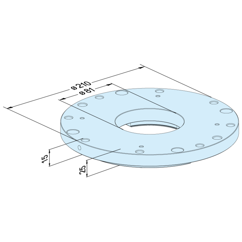 PC Centering pallet 210 ø 81