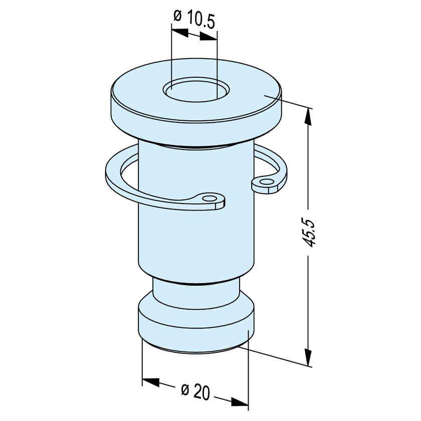 Spannzapfen PM56 / PM60 manuell