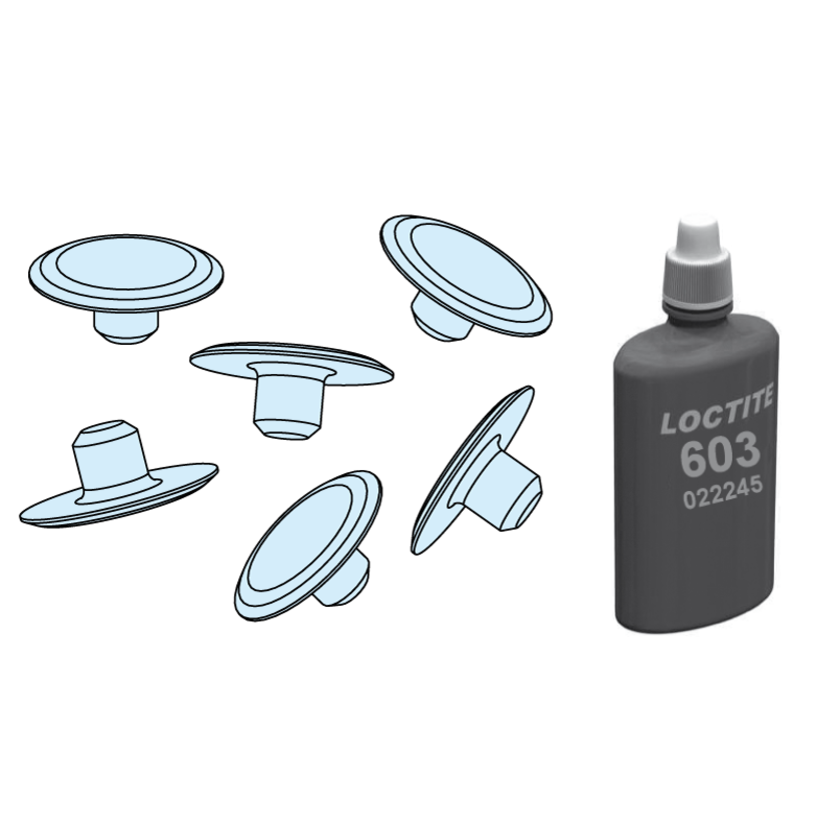 Abdeckung Set zu UPC Spannzapfen