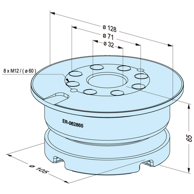 Palette PM105 ø 32 Hercules