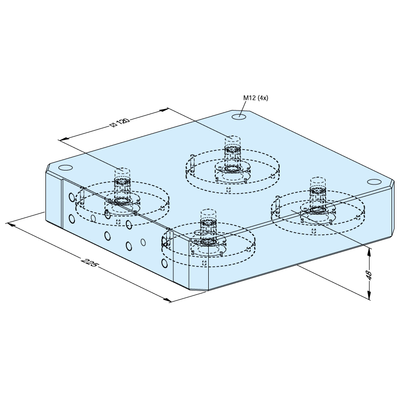 MTS 81 Palette 225 x 225 / 120