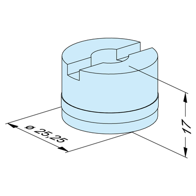 Gummidichtung MTS ø25 x 17 mm