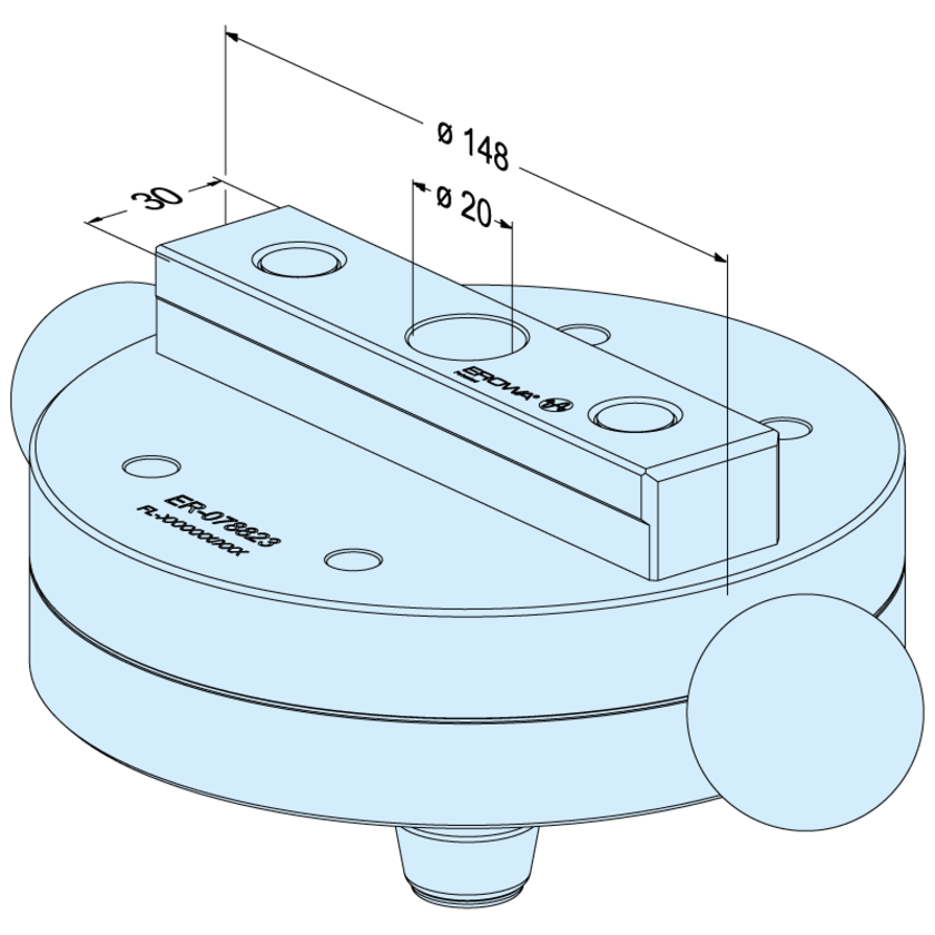 Palette d’alignement MTS P ø 148