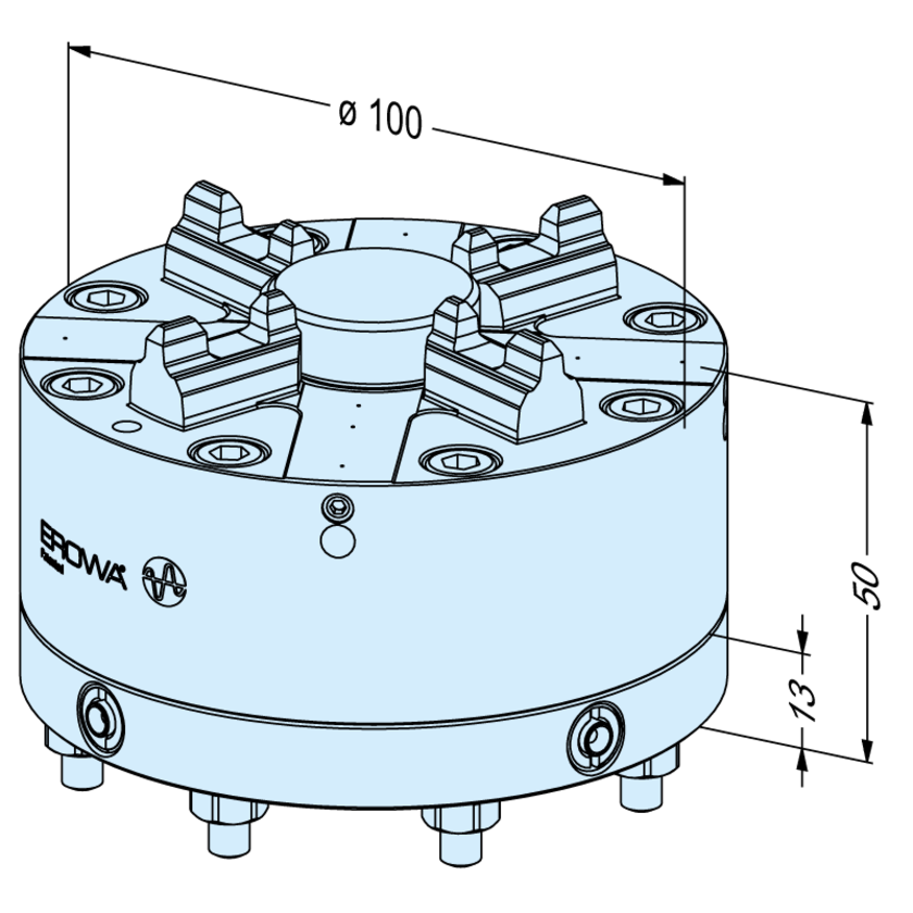 ITS Chuck 100 P Inox