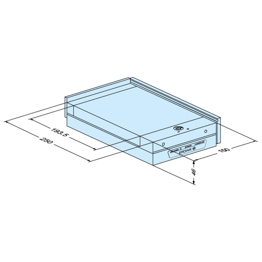 Magnetic clamping plate Neospark
