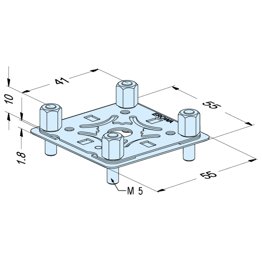 Centering plate 50 C
