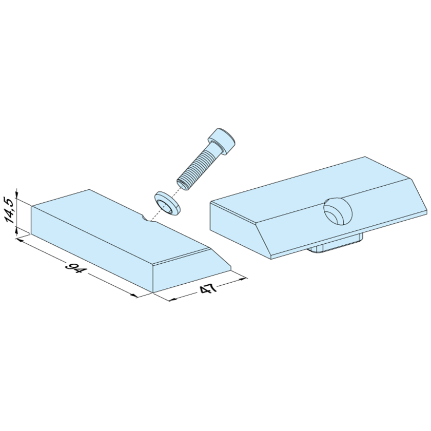 Linearbacke weich breit