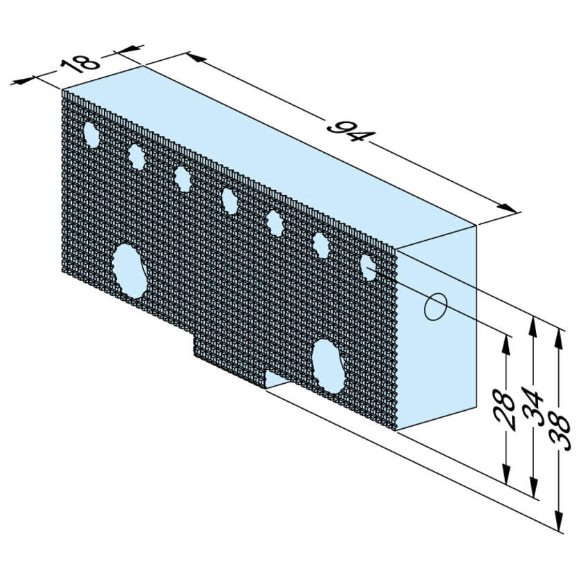 Stop Jaw Flat / Grip Wide