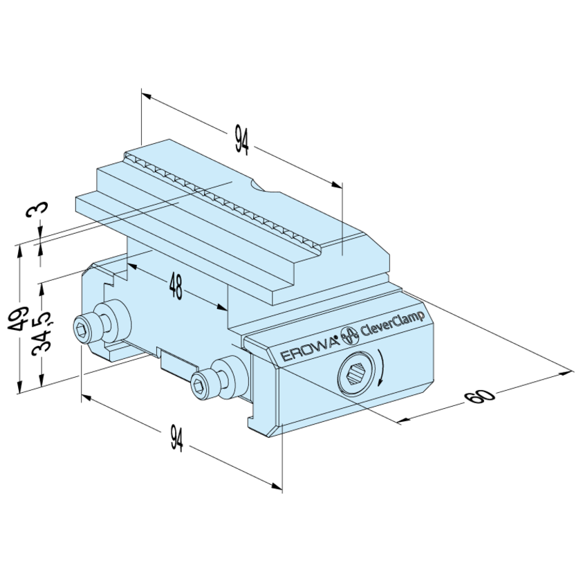 Linearelement 5X Stamp breit