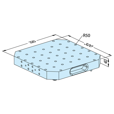 UPC Palette Alu R50 320 x 320 x 40