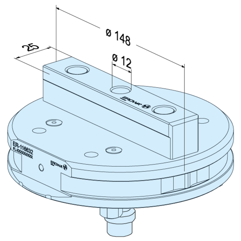 Palette d’alignement ø 148 P
