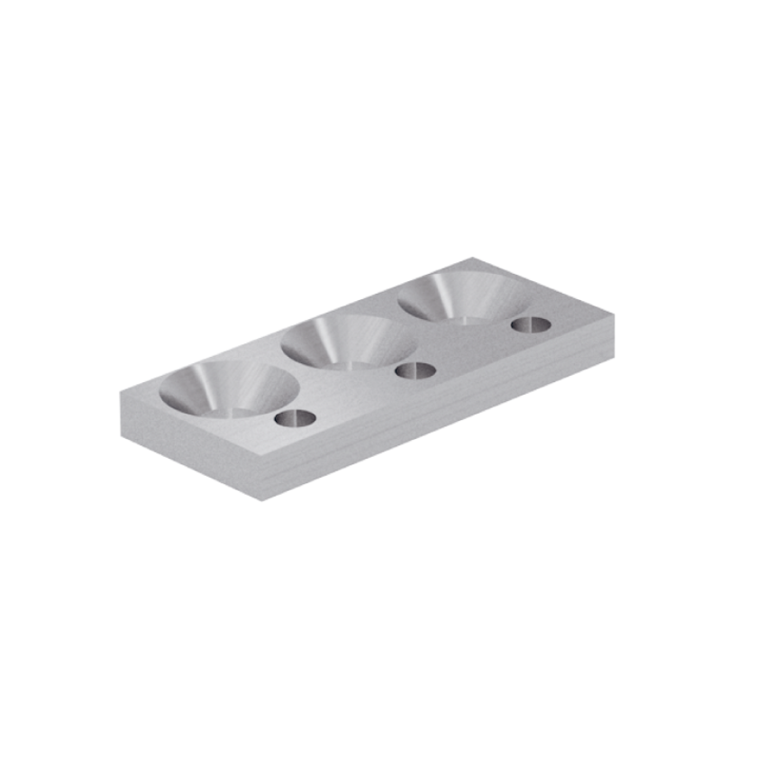 Multi Klemmbride 60 x 26 x H6 mm