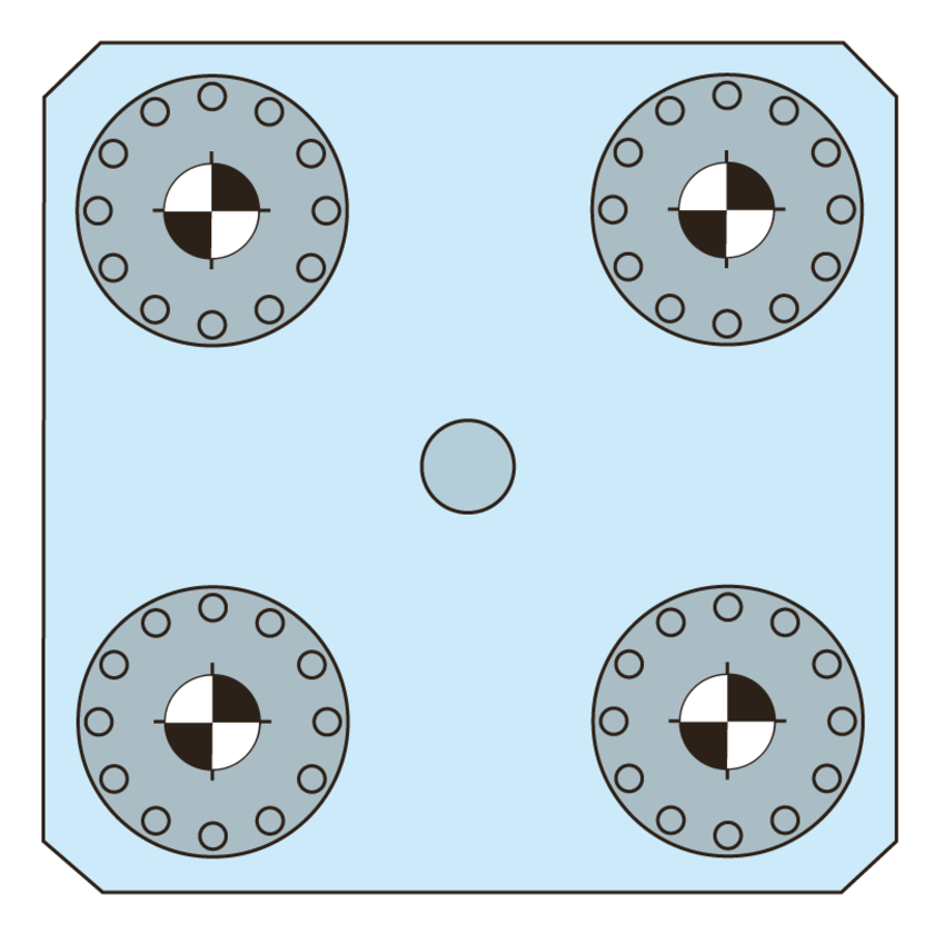 MTS 3.0 Spannzapfen-Set 4 / A-Z-FD
