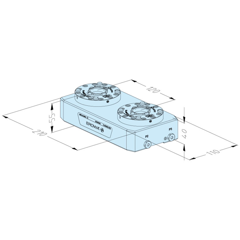 MTS 81 Basisplatte 110 x 210 P/A