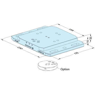 Grundplatte 176 x 230 mm universal