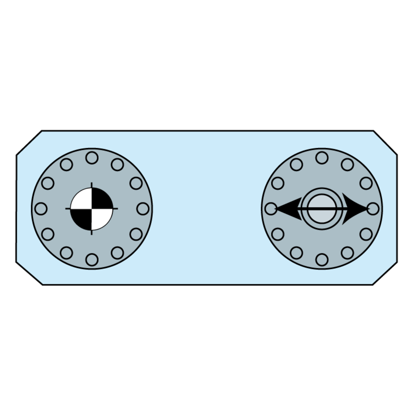 MTS chucking spigot set 2 / A