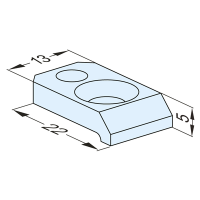 Mini Bride 22 x 13 x 3.8 mm