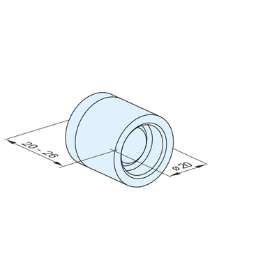 Druckstück 2-teilig verstellbar