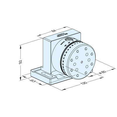 WEDM Winkel-Index-Tisch 80