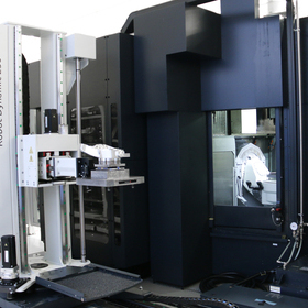ERD250 belädt Fräsmaschine mit EROWA Tooling und Werkstück